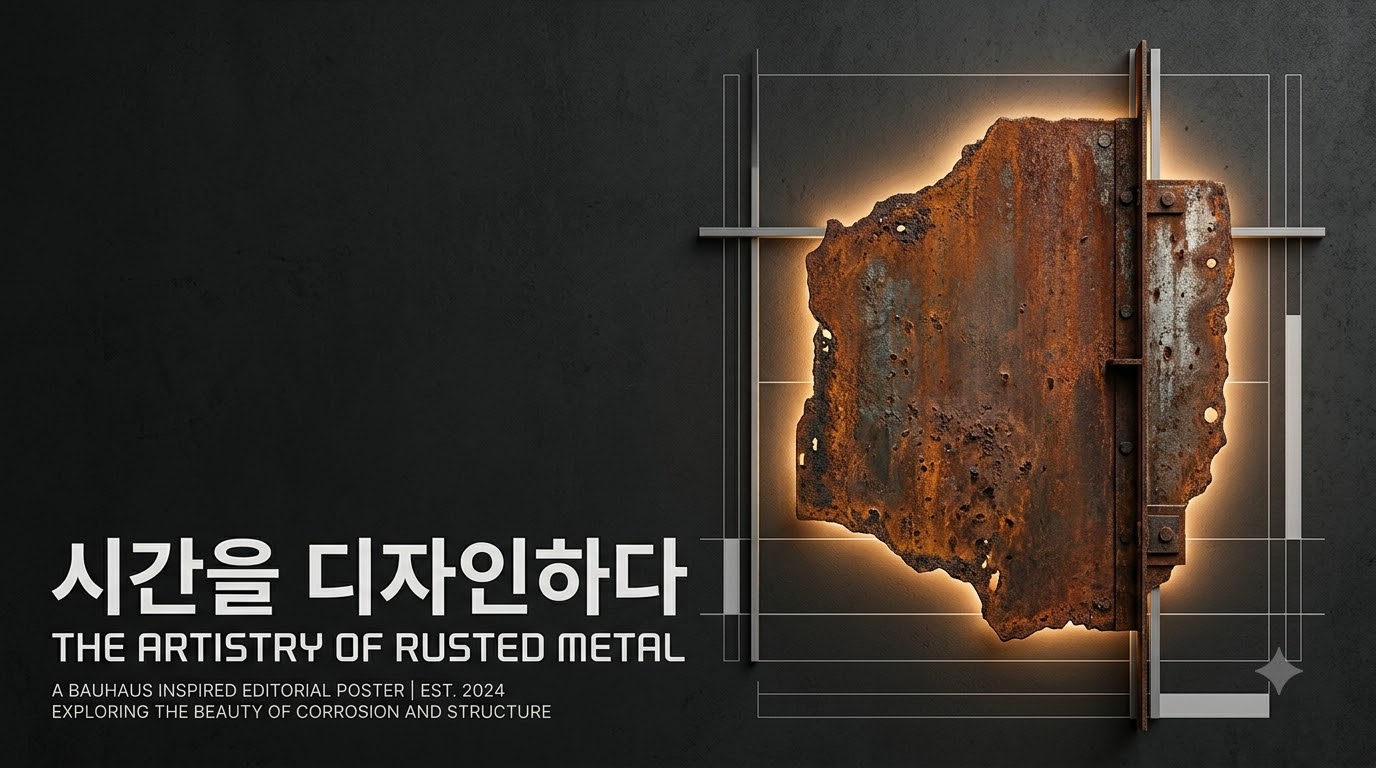 힙한 성수동·연남동 매장에서 주목받는 빈티지 에이징 부식 간판 디자인